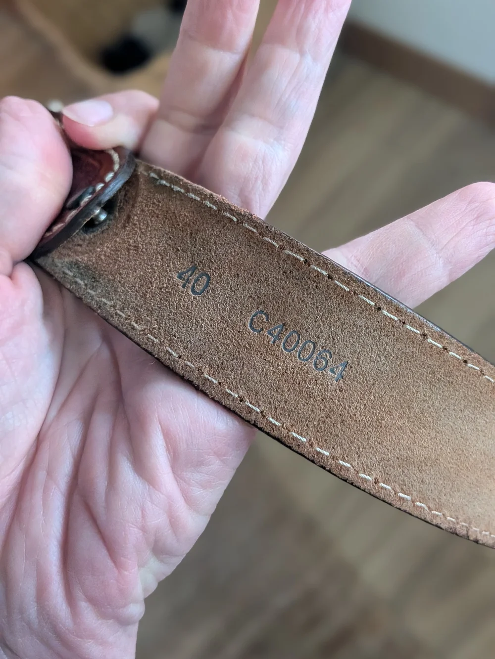Tooled Leather Belt